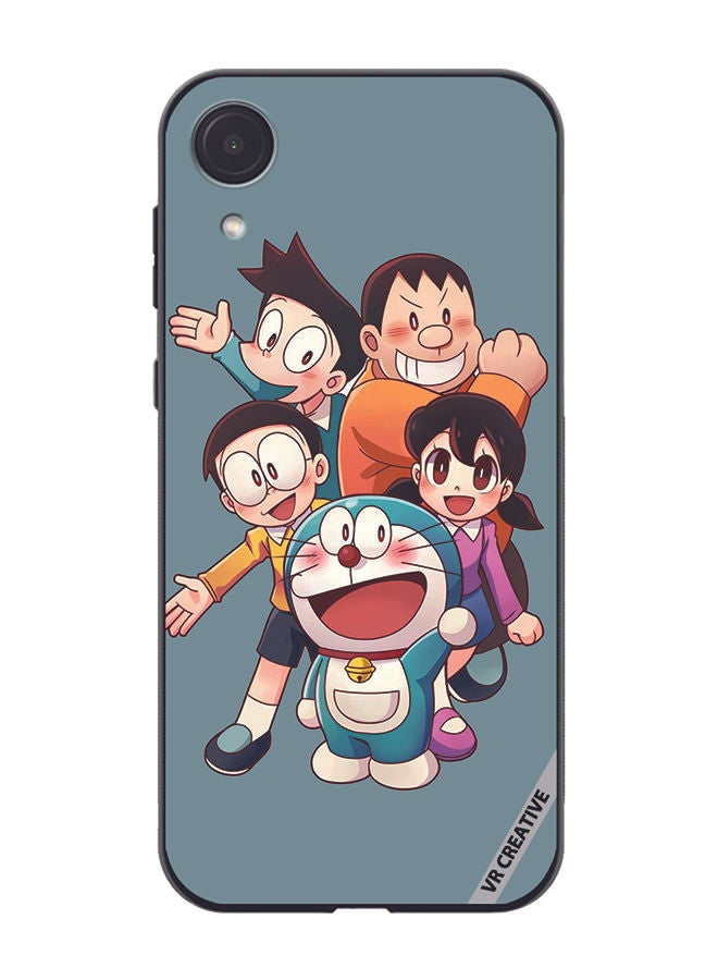 VR CREATIVE Protective Case Cover For Samsung Galaxy A03 Core Doremon Design Multicolour - Image 1