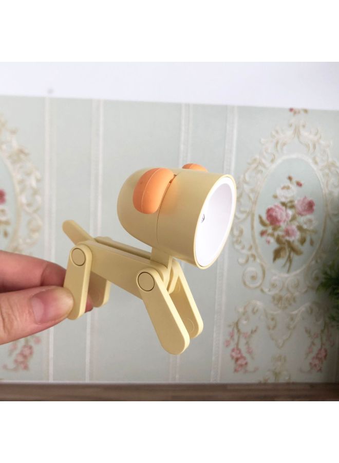 6 Points 12 Points Puppy Table Lamp Deer Table Lamp Baby House Mini Lamp Blythe Photo Props Furniture Accessories-Specifications:Yellow Puppy Lamp  - Image 1