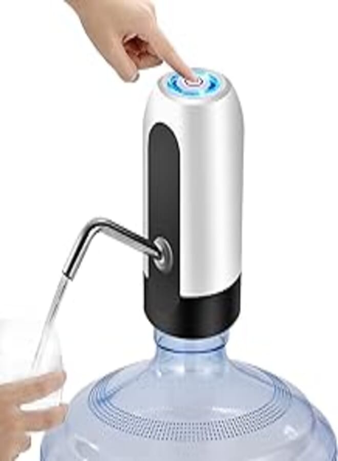 LELYFIT Generic Electric Water Dispenser, Automatic Portable Water Dispenser, Drinking Water Pump for 5 Gallon Bottle Jug with Rechargeable