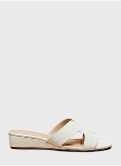 One Strap Wedge Sandals