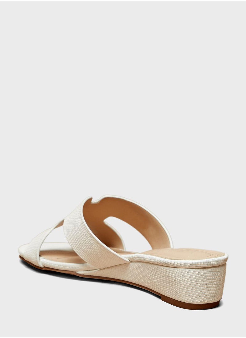 Celeste - One Strap Wedge Sandals - Image 1