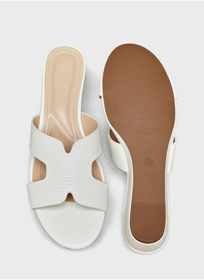 Celeste - One Strap Wedge Sandals - Image 1