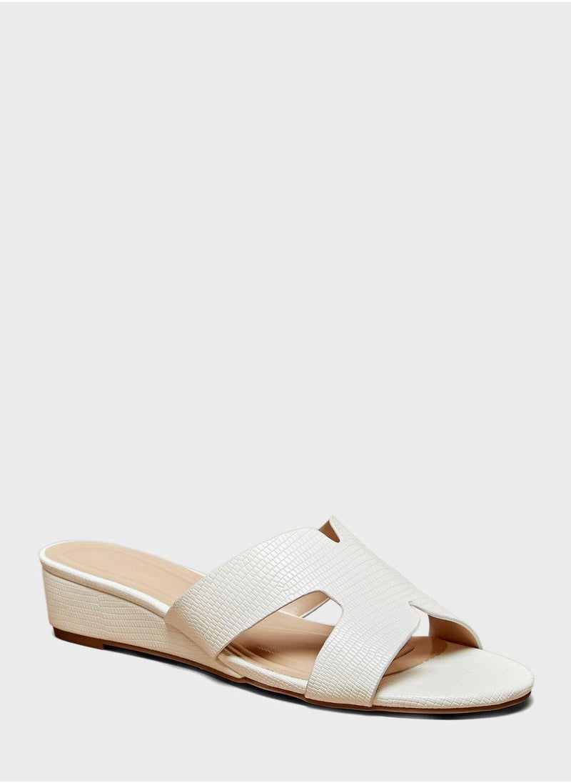 Celeste - One Strap Wedge Sandals - Image 1