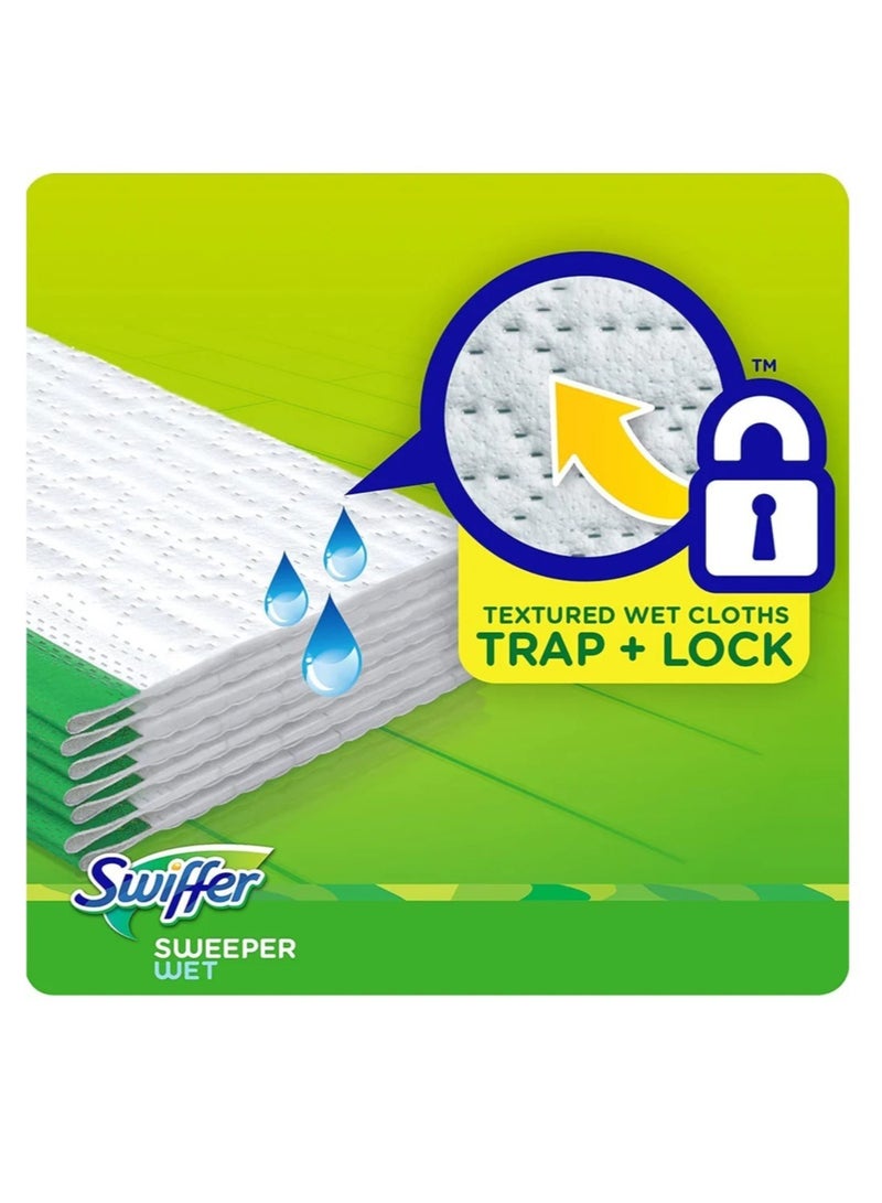 Swiffer 32 -Piece Sweeper Textured Wet Mopping Cloth Refill With TRAP + LOCK Technology - Image 4
