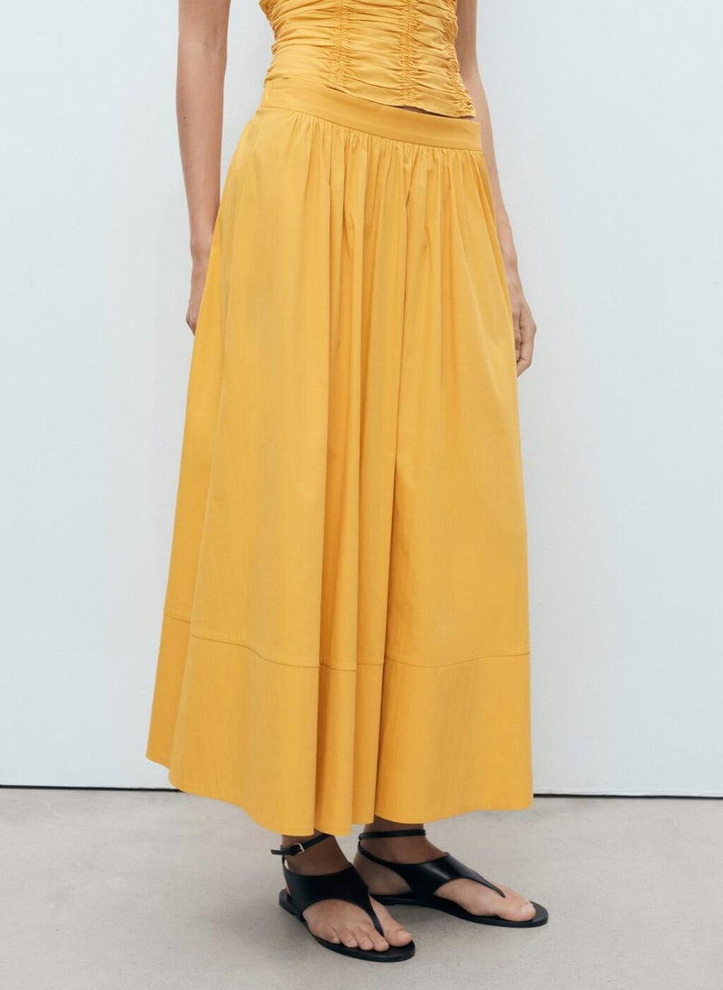 MANGO Long Gathered Skirt  - Image 1