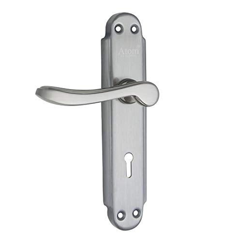 Atom Heavy Duty Mortise Door Lock for Bedroom, Living Room, Main Door, Silver Satin Finish | 3 Keys | 6 Lever Double Stage Lockset for House Hotel Office(ALFAKY) - Image 4
