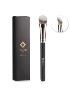 Angled Contour Brush Synthetic Concealer Brush For Blending Setting Buffing With Liquid Cream And Powder Cosmetic (Angled Brush)