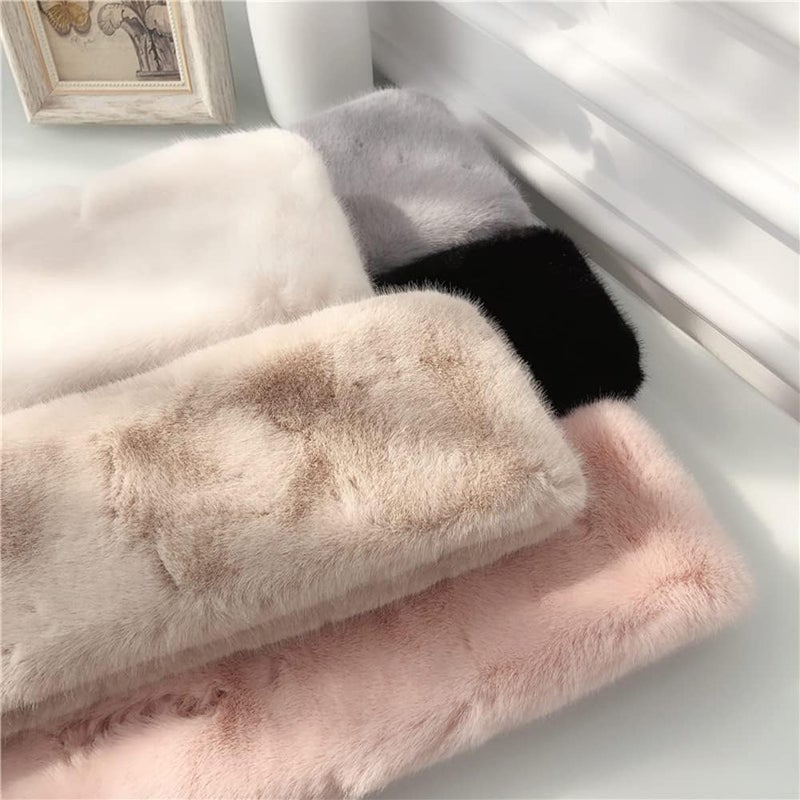 woobles Warm Plush Scarf Women Autumn Winter Scarves Thickened Soft Plush Scarves Winter Warm Scarf Fashion WarmScarf For Matching Wrap Sweater Girl's Warm Plush Scarf - Image 5
