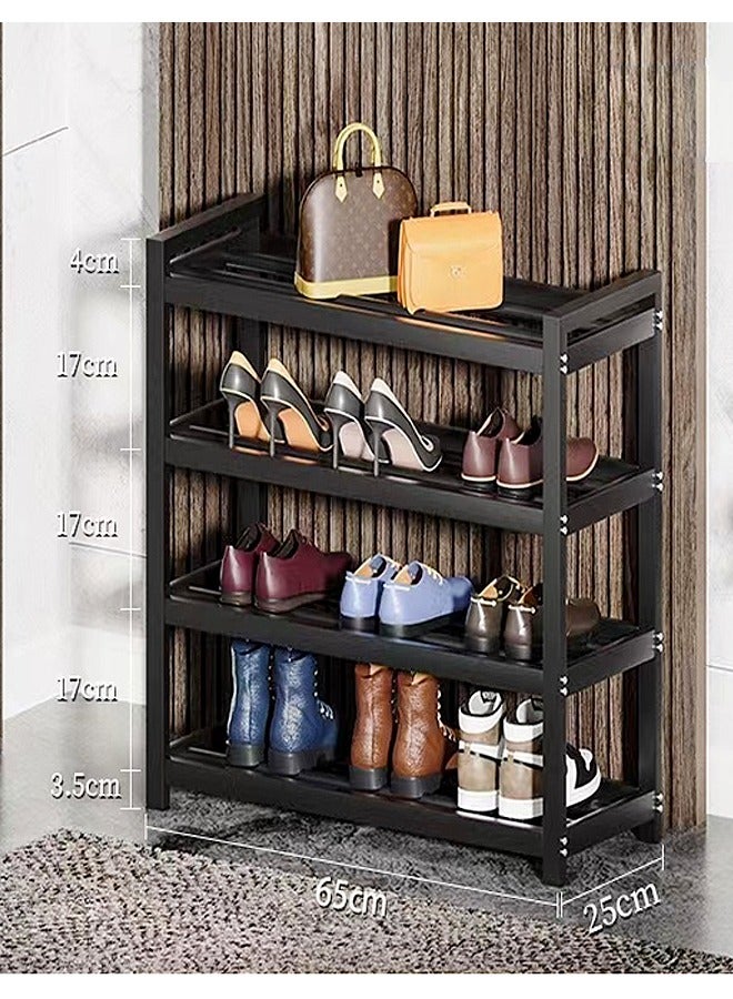 fashionhome Multi Layer Simple Sitting Shoe Organizer Stainless Steel Entry Rack 65 x 25 x 58.5 cm - Image 5