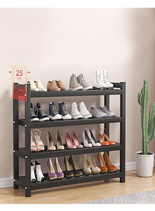 fashionhome Multi Layer Simple Sitting Shoe Organizer Stainless Steel Entry Rack 65 x 25 x 58.5 cm - Image 4