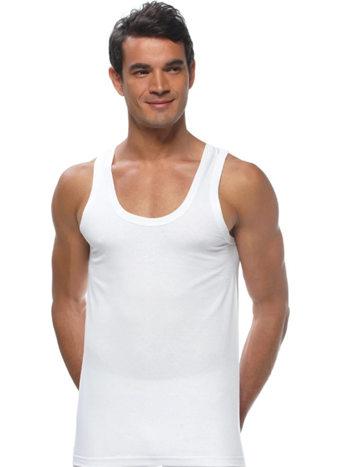 Gümüş Silver Men's Classic Undershirt 3001 - 6 Pieces