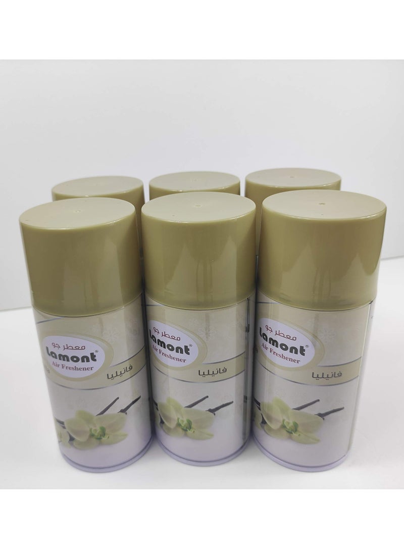 لامونت معطر بخاخ لامونت 6 قطع (فانيليا, 300 مل)
