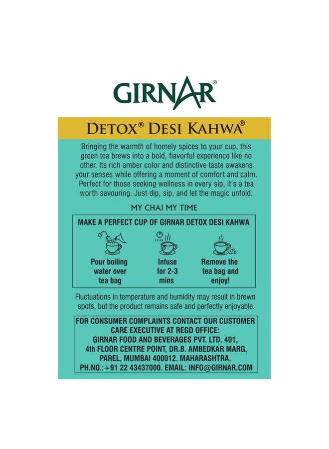 Girnar Detox Green Tea, 10 Sachet Pack … - Image 2