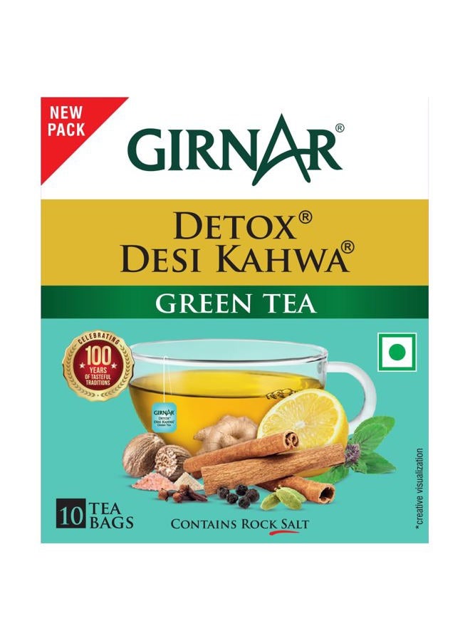 Girnar Detox Green Tea, 10 Sachet Pack … - Image 5