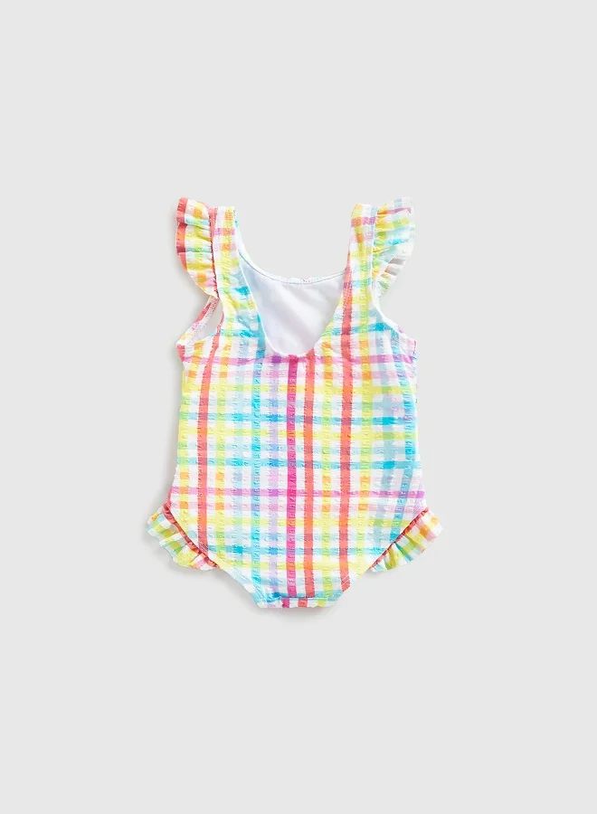مذركير Gingham Seersucker Swimsuit