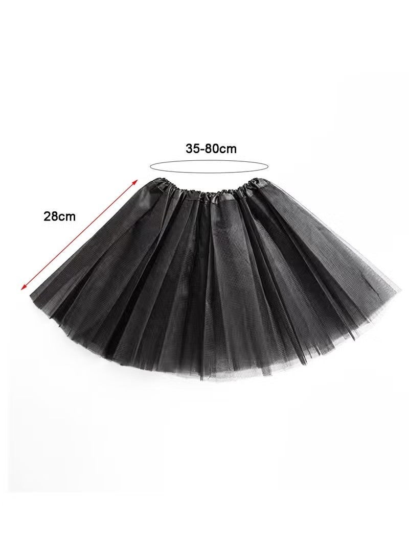 3 Layers Tulle Tutu Skirt Dance Ballet Costume Dress for Kids Girls - Image 2