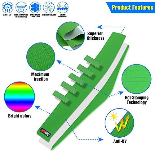 MCHMFG غطاء مقعد ناعم عالمي من MCHMFG لجميع دراجات الدirt والدراجات النارية MX Cross Enduro (أخضر) - Image 2