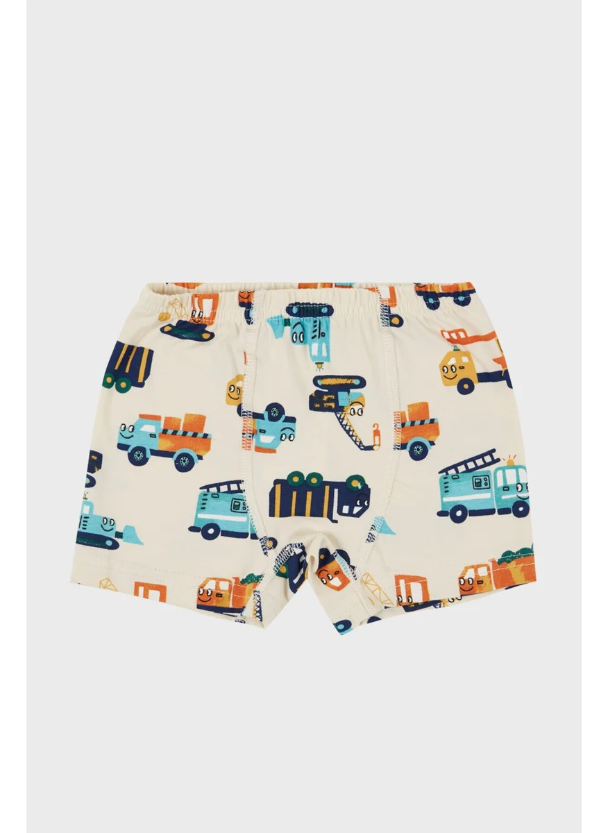 ليلا Patterned Stretch Cotton 5 Pack Boxer Boy Boxer 6651007 CAR