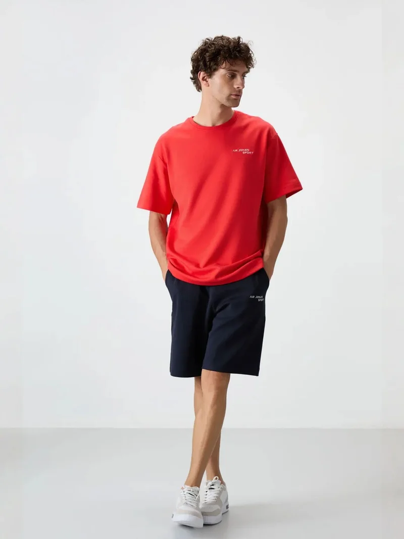 TOMMYLIFE TOMMY Oversized Short-Sleeve T-Shirt And Shorts Set