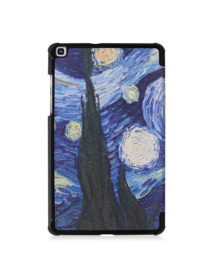 NIBEMINENT Protective Flip Case Cover For Samsung Galaxy Tab A 8.0-Inch 2019 Starry Sky - Image 2