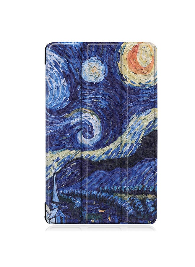 NIBEMINENT Protective Flip Case Cover For Samsung Galaxy Tab A 8.0-Inch 2019 Starry Sky - Image 1