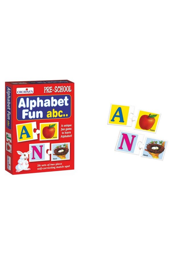 كرييتف إديوكيشنال آيدز مجموعة ألعاب "كرييتف" المرحة للأبجدية والأرقام (١٢٣ قطعة) | ألغاز تعليمية للأطفال في مرحلة ما قبل المدرسة | ألغاز تعليمية | ألغاز مطابقة ذاتية التصحيح للأطفال | من سن ٣ سنوات فما فوق - Image 3