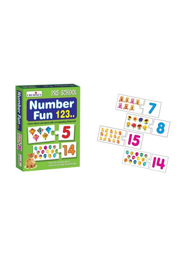 كرييتف إديوكيشنال آيدز مجموعة ألعاب "كرييتف" المرحة للأبجدية والأرقام (١٢٣ قطعة) | ألغاز تعليمية للأطفال في مرحلة ما قبل المدرسة | ألغاز تعليمية | ألغاز مطابقة ذاتية التصحيح للأطفال | من سن ٣ سنوات فما فوق - Image 2