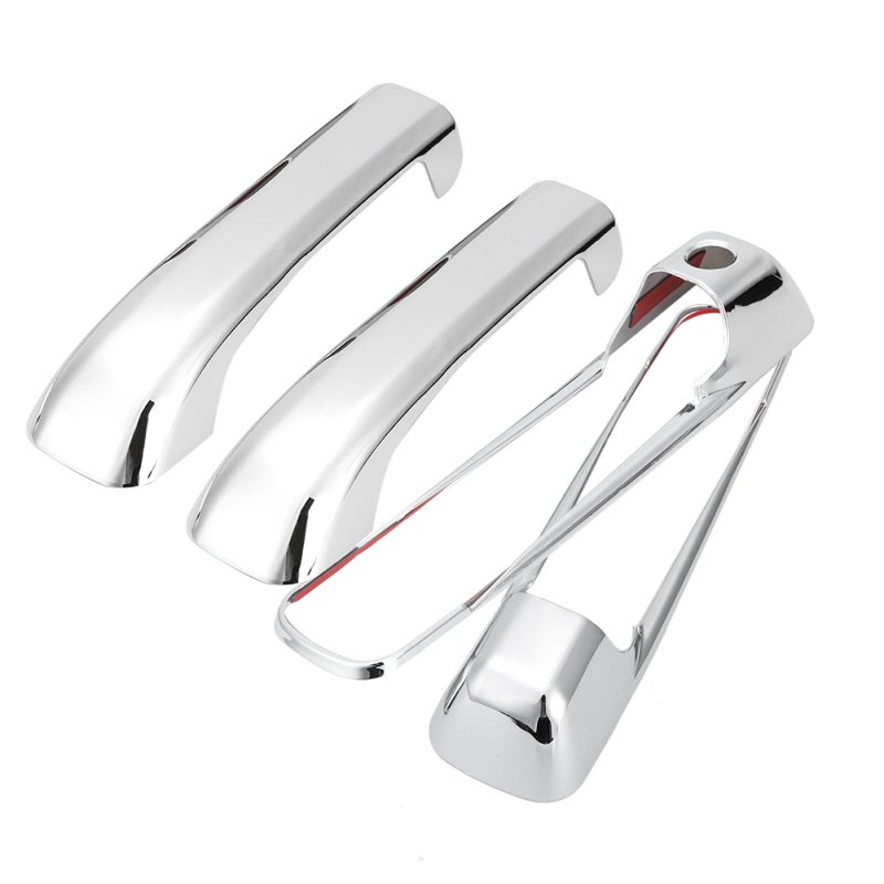 Chrome Door Handle Cover: High-Quality ABS Chrome, Firm Durable, Direct Replacement - Custom Look Enhancement, Easy Quick Installation for Dodge Ram 1500 2009-2015 Truck - Image 5
