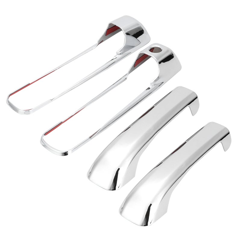 Chrome Door Handle Cover: High-Quality ABS Chrome, Firm Durable, Direct Replacement - Custom Look Enhancement, Easy Quick Installation for Dodge Ram 1500 2009-2015 Truck - Image 2
