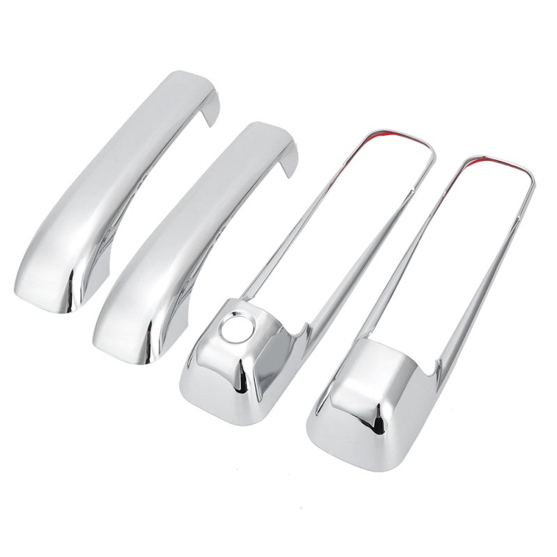 Chrome Door Handle Cover: High-Quality ABS Chrome, Firm Durable, Direct Replacement - Custom Look Enhancement, Easy Quick Installation for Dodge Ram 1500 2009-2015 Truck - Image 1