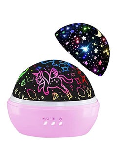 Arabest Night Light for Kids,Unicorn Light⋆ Projector Gifts Kids Toddlers,Night Baby,Unicorn Lamp Ceiling Lights Girls Bedroom,Night Bedroom(Light Pink)  - Image 1