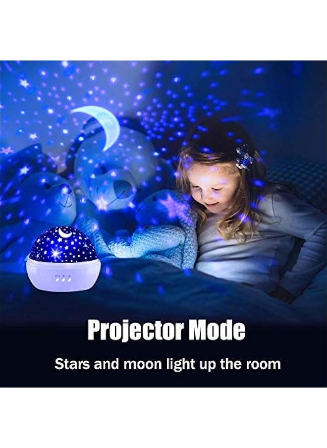 Arabest - Night Light for Kids,Unicorn Light⋆ Projector Gifts Kids Toddlers,Night Baby,Unicorn Lamp Ceiling Lights Girls Bedroom,Night Bedroom(Light Pink) - Image 1
