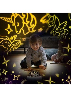 Arabest Night Light for Kids,Unicorn Light⋆ Projector Gifts Kids Toddlers,Night Baby,Unicorn Lamp Ceiling Lights Girls Bedroom,Night Bedroom(Light Pink)  - Image 4