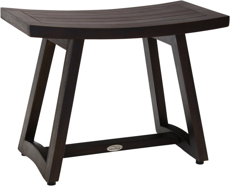 AquaTeak AquaTeak Patented 24 Asia Buru Mocha Teak Shower Bench 