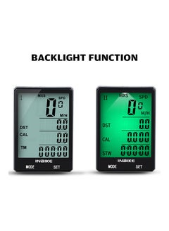 Loquat 2.8 Inch Bike Wireless Computer Multifunction Rainproof Riding Bicycle Odometer Speedometer Stopwatch Backlight Display 10.5 x 6 x 7.5cm  - Image 5
