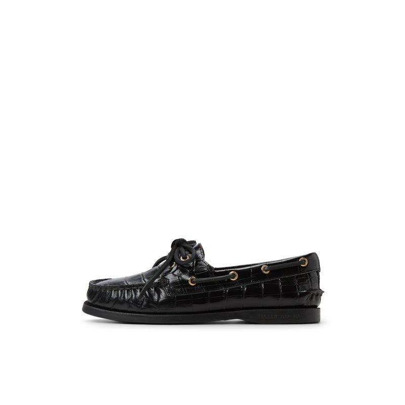 Sperry Womens Authentic Original 2Eye Boat Shoe Black 85