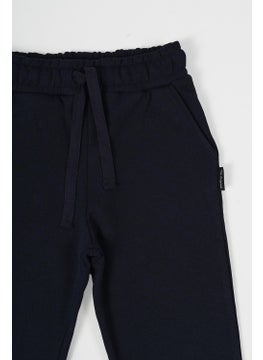 mmetalic Black-Anthracite Thick Cotton Elastic Waist Side Pocket 2-Pack Boy's Tracksuit Bottoms  - Image 4