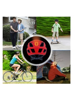 FSPEED Specialized Bike Helmet With 3 Different Lighting Modes Led Rear Light And Detachable Sun Visor Ce Certificated Mountain Bike Helmet Men Women And Children For Unisex-Adult Cycling Helmet (M)  - Image 4