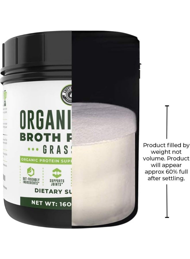 Left Coast Performance Organic Grass Fed Beef Bone Broth Protein Powder - 470Ml, 20 Servings. Unflavoured, Pure. Keto Friendly Protein Powder. Paleo, Usda Certified Organic - Image 5