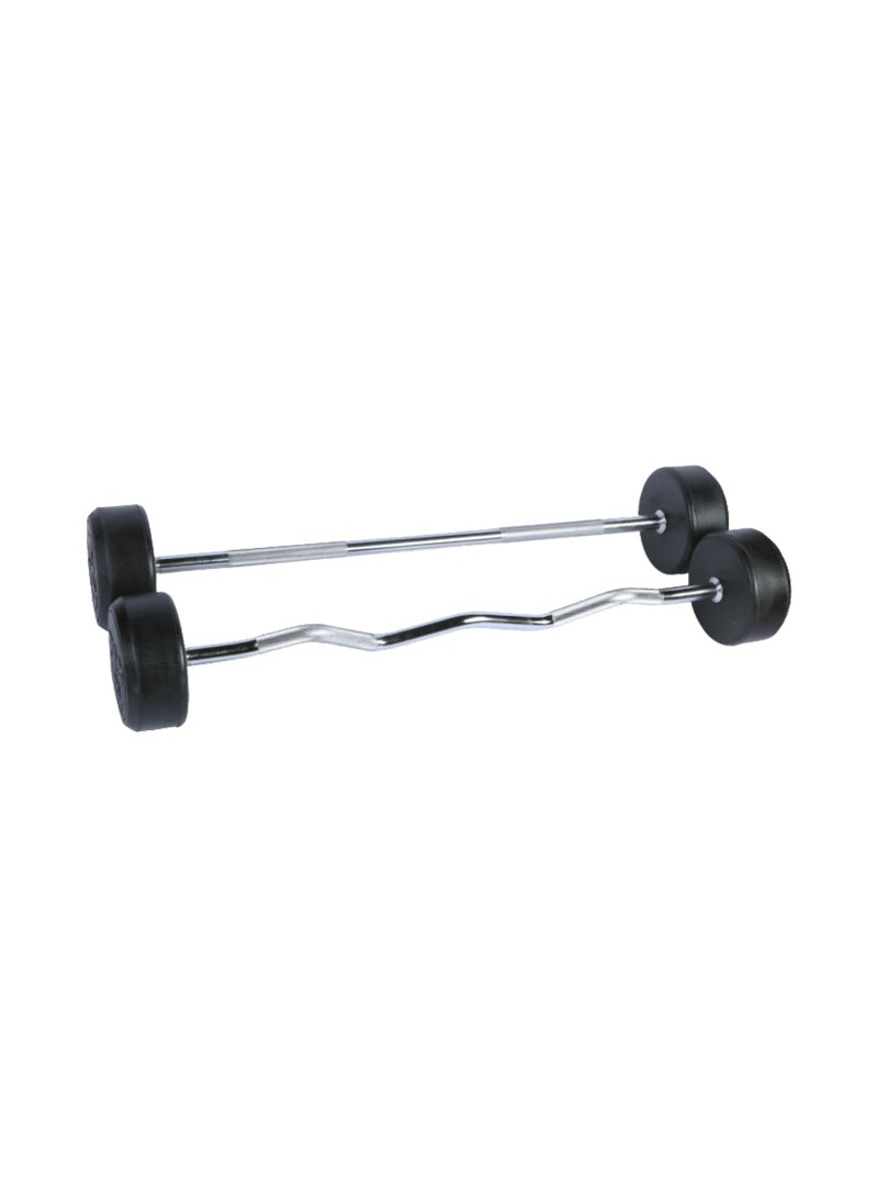 H PRO HM Sports 15kg Fixed Straight Barbell - High-Quality, Durable Design for Strength Training - Image 3