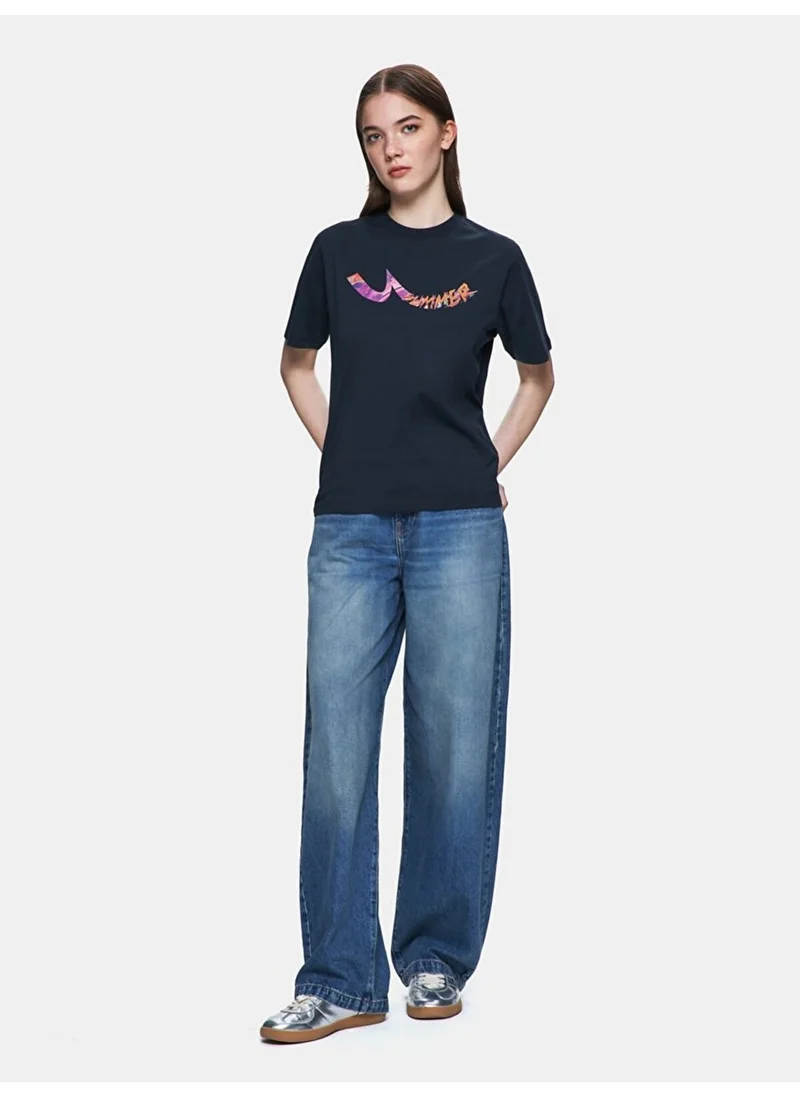 ال تي بي Navy Blue T-Shirt