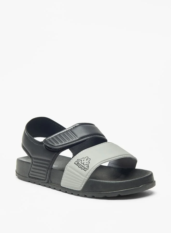 كابا Boys' Colourblock Floaters with Hook and Loop Closure