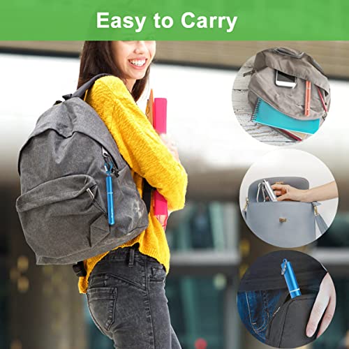 Kynup 4Packs Reusable Straws, Metal Straw with Silicon, Travel Drinking Straws with Case, Keychain, Cleaning Brushes, Silicon Pcs Perfect for Travel, Gifts (20 PCS) Blue-Black-Rose Gold-Silver - Image 3