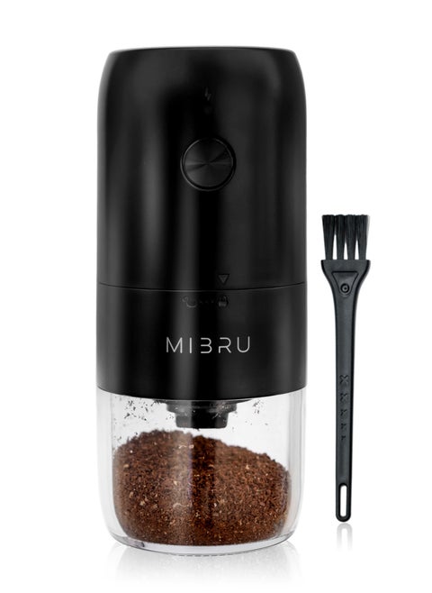Coffee electric type-c rechargable grinder black