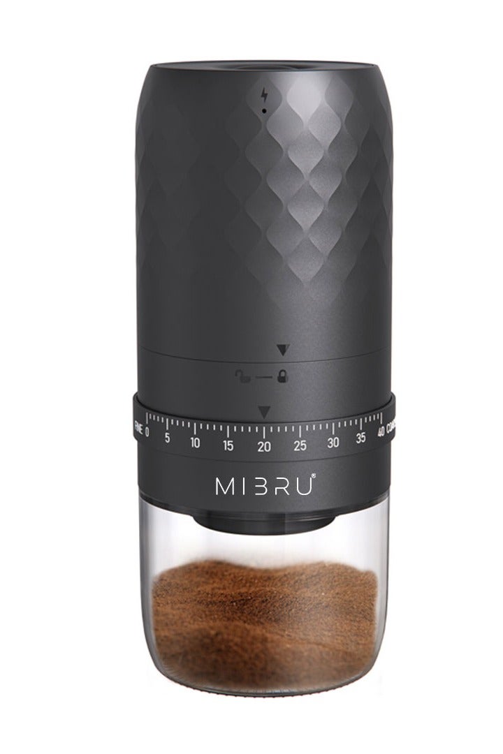 MIBRU Coffee electric type-c rechargable grinder black - Image 1