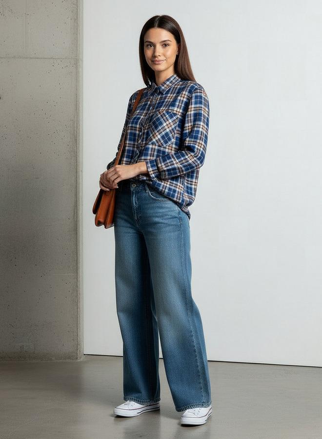 Lee Cooper Regular Fit Checked Shirt - Image 2