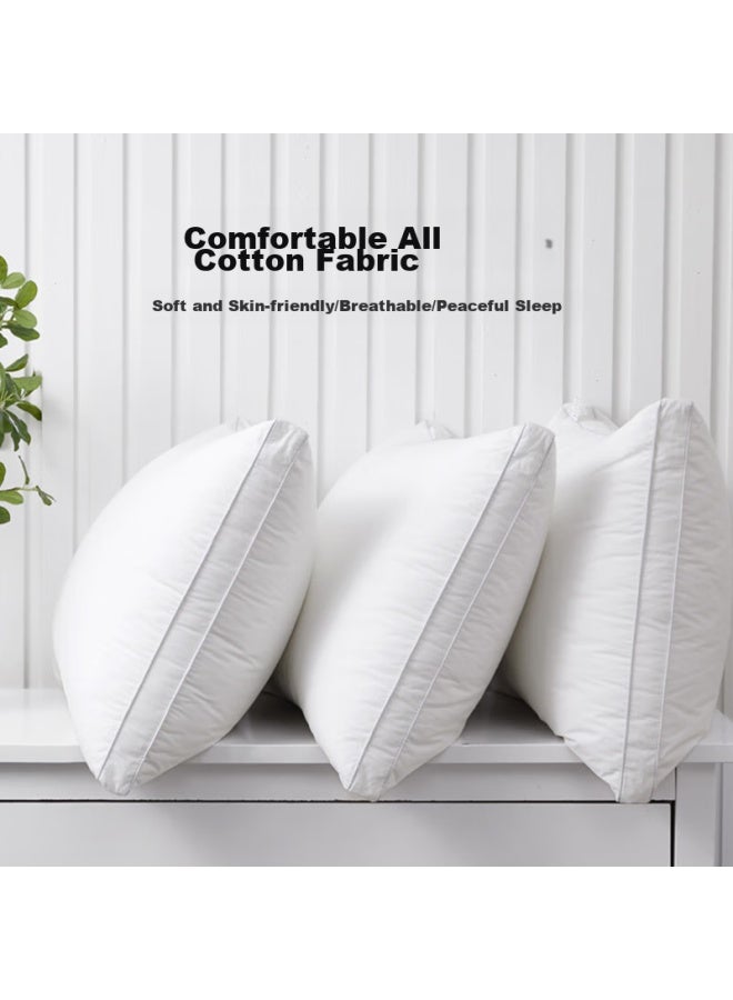 Yalu 100% Pure Cotton Fiber Pillow, Adult High-elastic Down Alternative Pillow Core, Single Pack, 40*70cm - Image 2