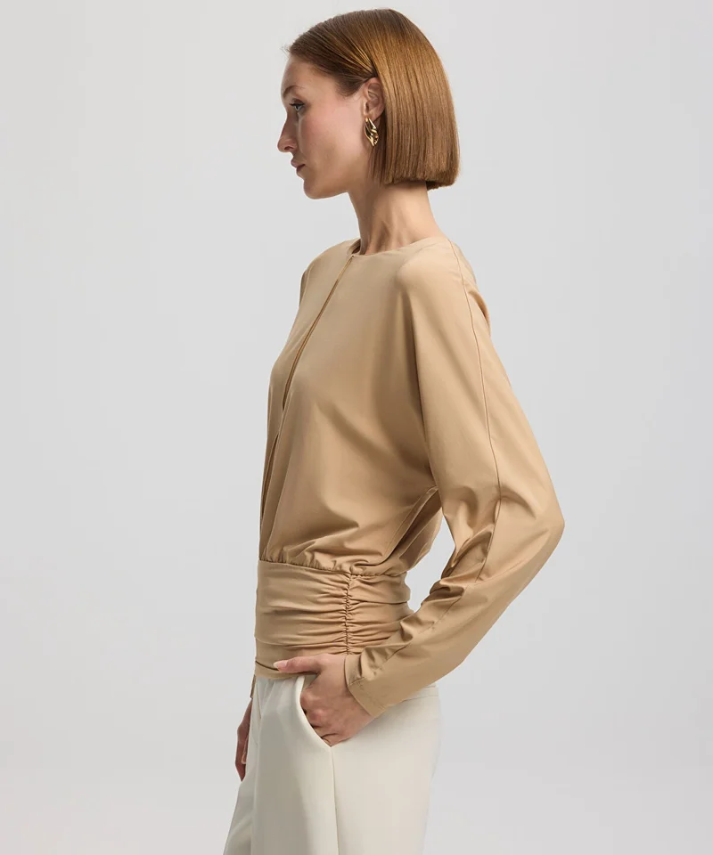 ابيكول Draped Blouse