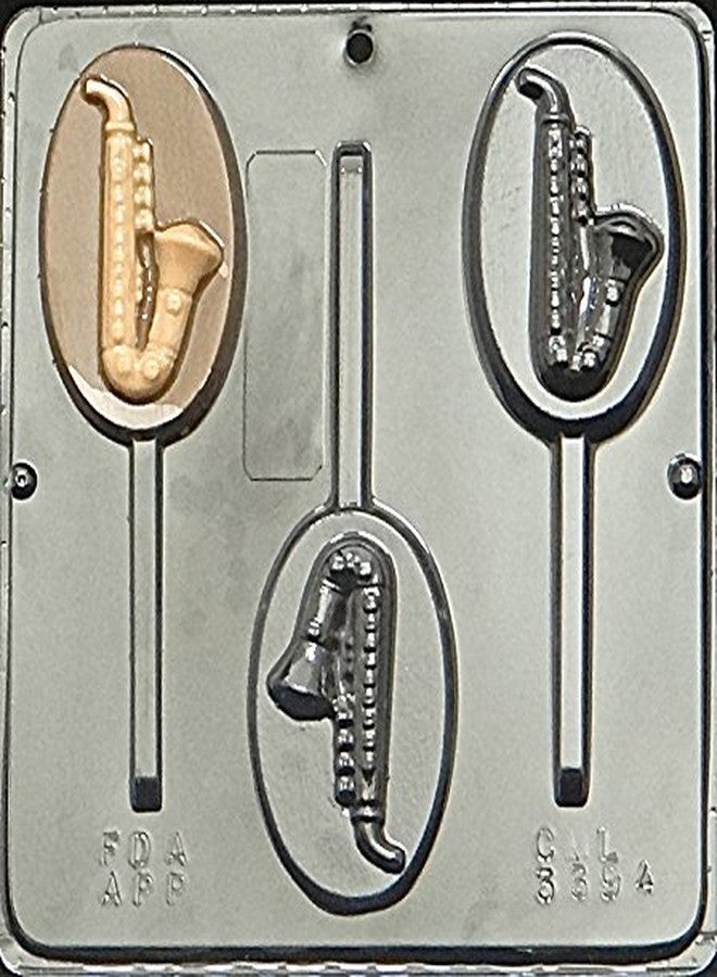 Lollipops Saxophone Lollipop Chocolate Candy Mold 3394 - Image 4