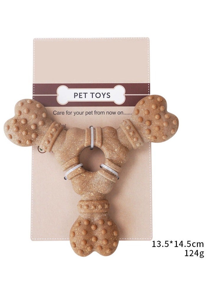 general Indestructible Dog Chew Toy - Trigonous Bone, Long-Lasting for Puppy Teething, Aggressive Chewers - Image 2